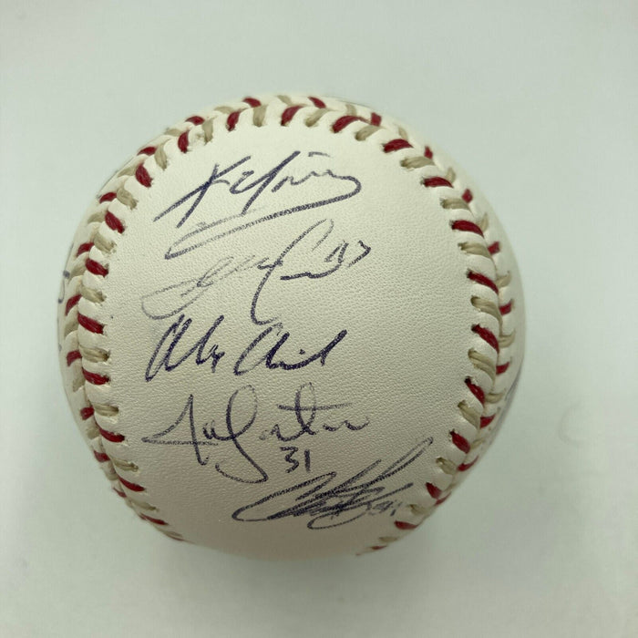2011 All Star Game Team Signed Baseball With Justin Verlander JSA COA