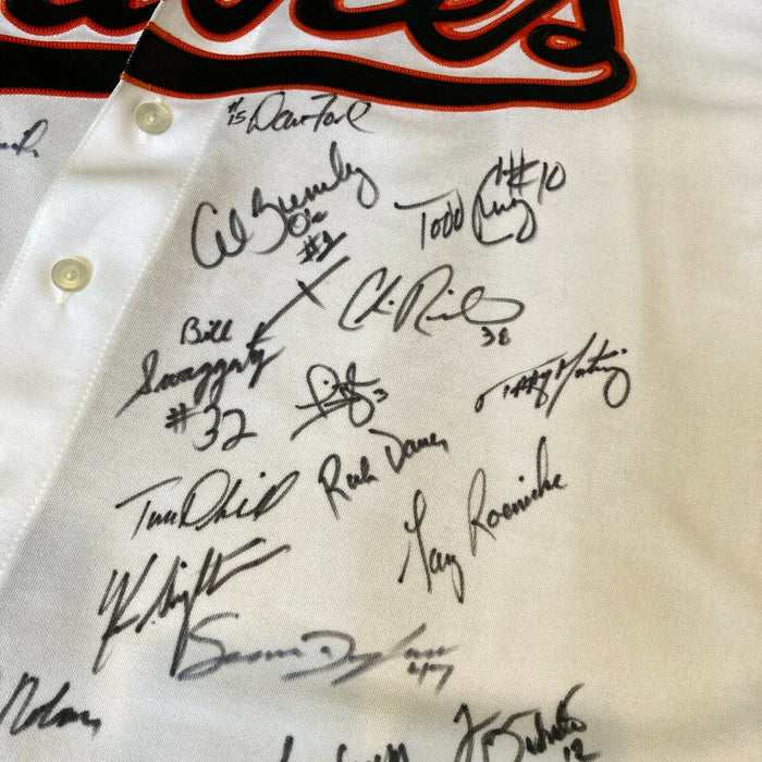 Baltimore Orioles Legends Multi Signed Authentic Jersey With 32 Sigs JSA COA