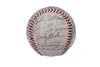Willie Mays 1957 New York Giants Final Season Team Signed Baseball Beckett COA