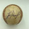Lee Smith Final Pitch Of 449th Career Save Signed Game Used Baseball JSA COA