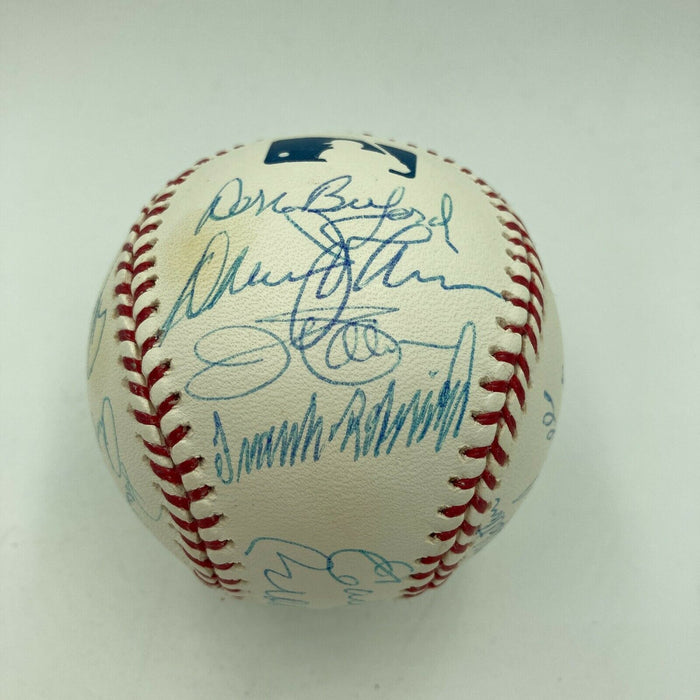 1970 Baltimore Orioles World Series Champs Team Signed Baseball Steiner COA