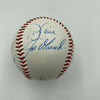 Sandy Koufax New York Greats Multi Signed 1999 B.A.T Dinner Baseball JSA COA