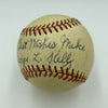 George Kelly Single Signed 1970's Official National League Baseball HOF JSA COA