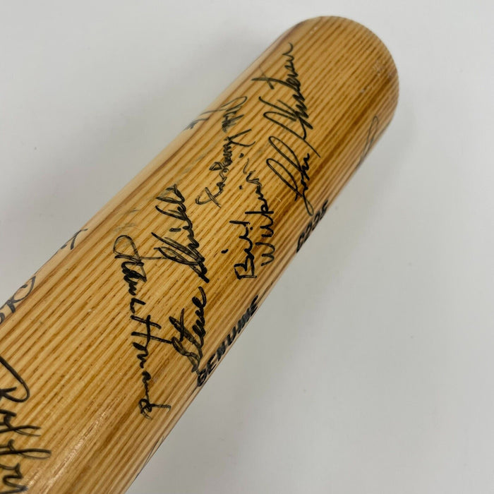 1987 Seattle Mariners Team Signed Louisville Slugger Game Issued Baseball Bat