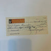 Sammy Baugh Signed Autographed Original 1974 Check With JSA COA