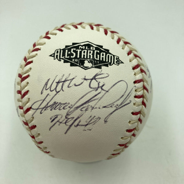 2011 All Star Game Team Signed Baseball With Justin Verlander JSA COA