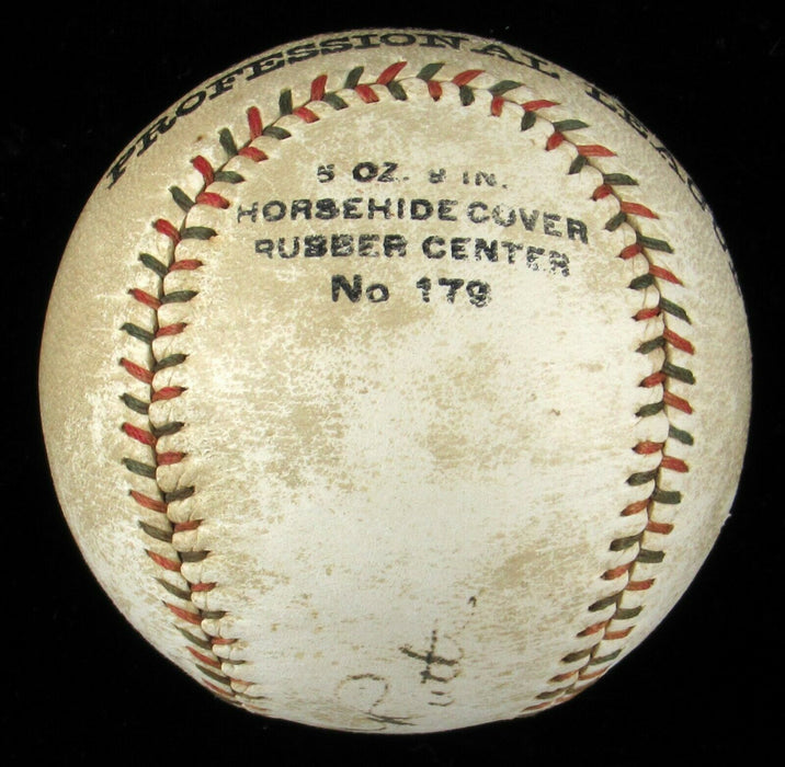 Babe Ruth Single Signed Autographed 1920's Baseball With JSA COA