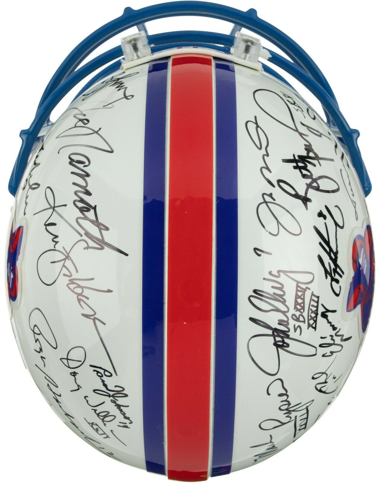 Troy Aikman John Elway Brett Favre Quarterback Legends Signed Football —  Showpieces Sports