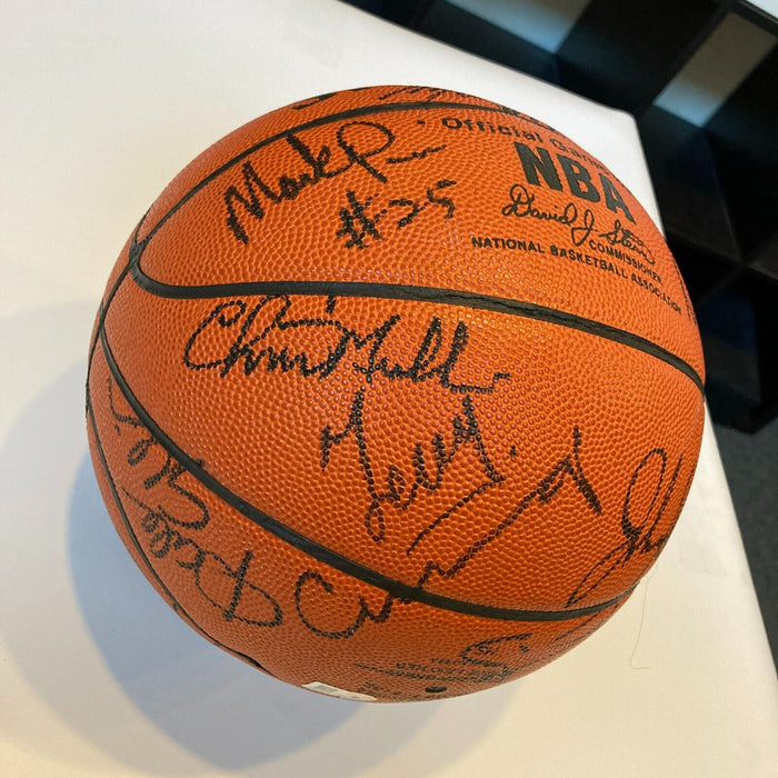 1989 NBA All Star Game Multi Signed Spalding NBA Game Basketball Beckett