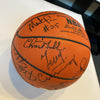 1989 NBA All Star Game Multi Signed Spalding NBA Game Basketball Beckett