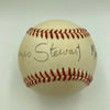 James Jimmy Stewart "Monte Stratton" Signed Autographed Baseball With JSA COA