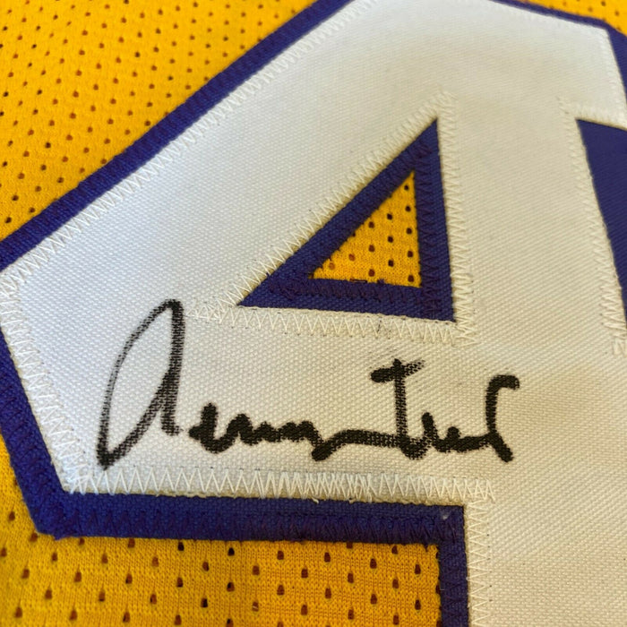 Jerry West Signed Los Angeles Lakers Mr. Clutch Jersey With JSA COA