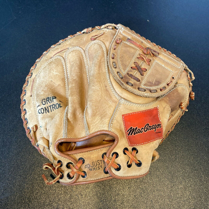 Randy Hundley Vintage 1960's Macgregor Game Model Baseball Glove Catchers Mitt