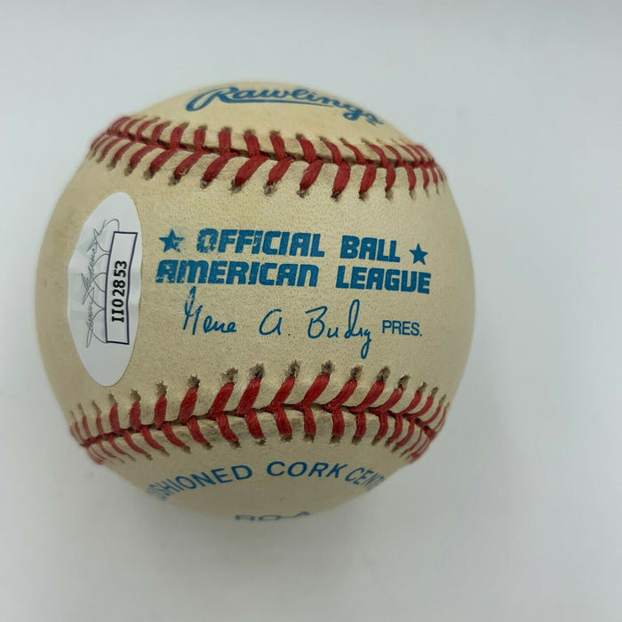 Jerry Rice #80 Signed Official American League Macphail Baseball JSA COA