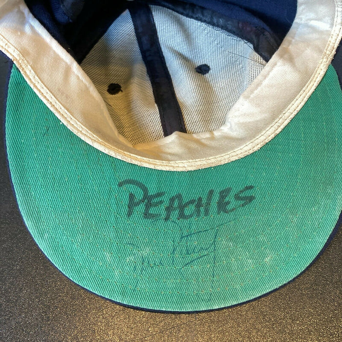 Dan Petry Signed 1980's Detroit Tigers Game Used Baseball Hat With JSA COA