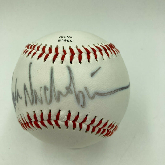 Jack Nicholson Single Signed Autographed Baseball The Joker From Batman PSA DNA