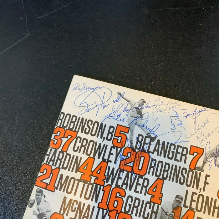 1970 Baltimore Orioles World Series Champs Team Signed W.S. Program With JSA COA