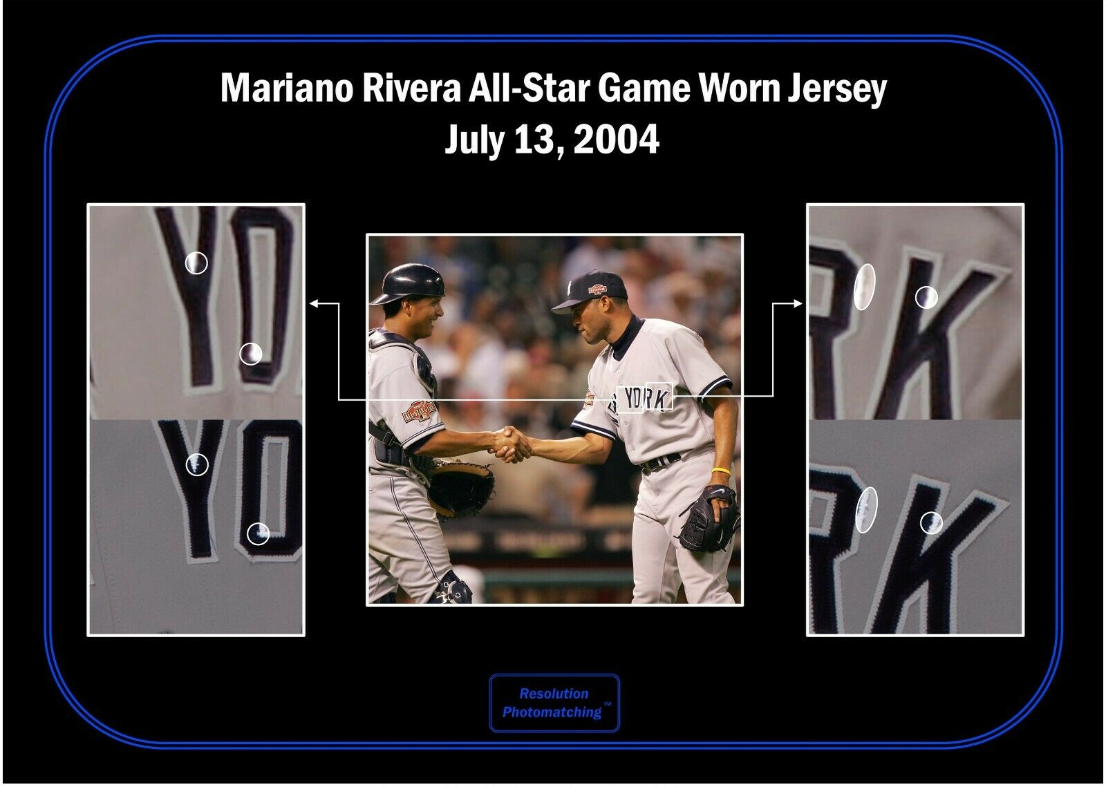 Mariano Rivera 2004 MLB All-Star Game Worn & Signed New York Yankees Jersey, Sports Memorabilia, Part II, Streetwear & Modern Collectibles
