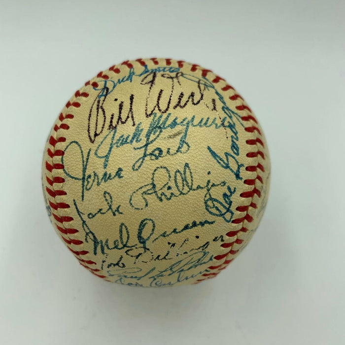 The Finest 1951 Pittsburgh Pirates Team Signed NL Baseball 40 Sigs With JSA COA