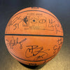 2007-08 Utah Jazz Team Signed Game Used Official NBA Game Basketball JSA COA