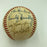 1969 Chicago Cubs Team Signed Baseball Ernie Banks Billy Williams JSA COA