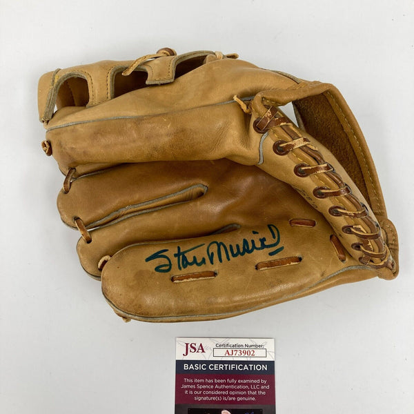 Stan Musial Signed Vintage 1950's Game Model Baseball Glove JSA COA