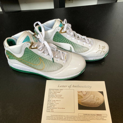 Lebron James Signed Autographed Nike Lebron XII Game Model Shoes With JSA COA