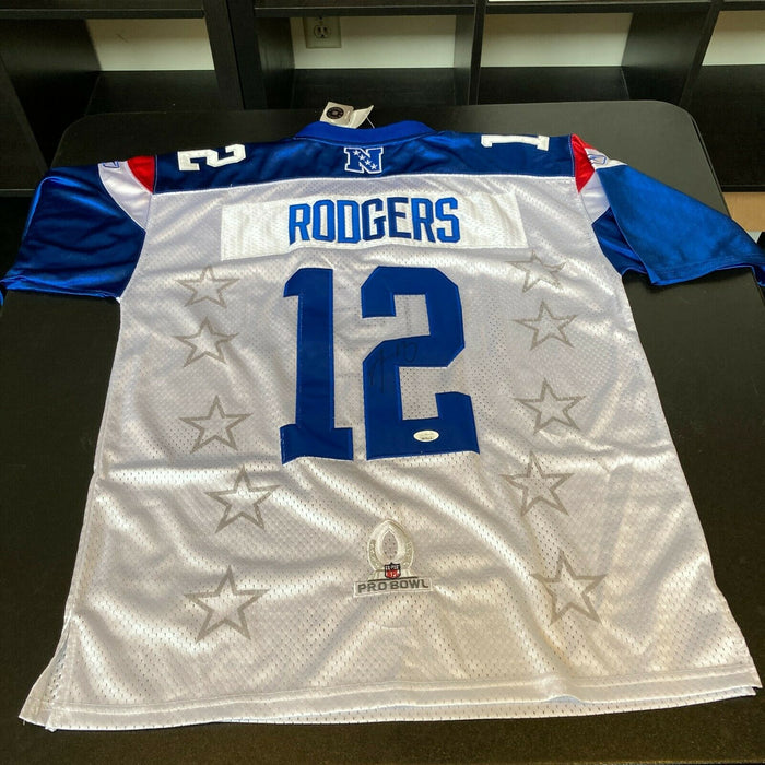 Aaron Rodgers Signed Authentic Pro Bowl On Field Reebok Game Jersey JSA COA