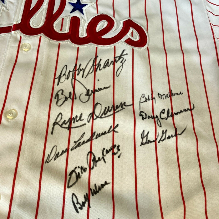 Philadelphia Phillies Legends Multi Signed Authentic Jersey With 24 Sigs JSA COA