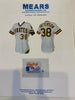 1989 Bob Patterson Pittsburgh Pirates Game Used Home Jersey MEARS COA A10