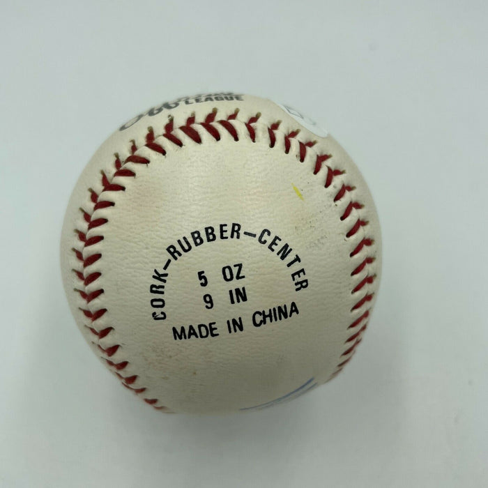 Mean Gene Okerlund Signed Autographed Baseball Wrestling JSA COA