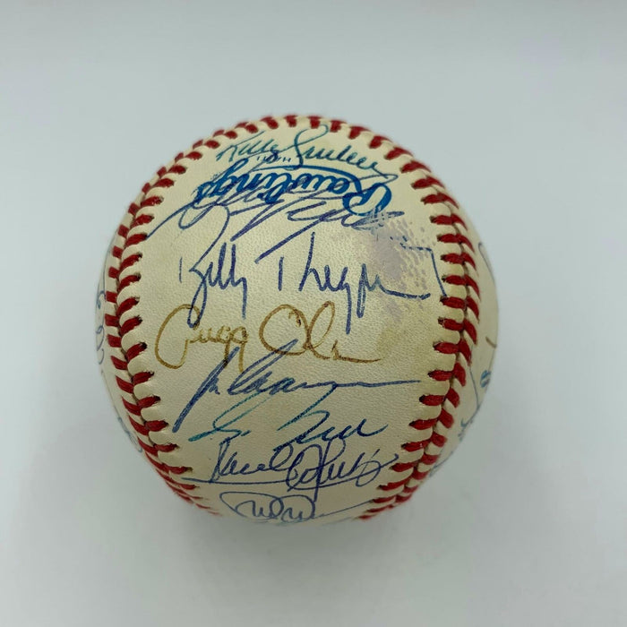 1990 All Star Game Signed Baseball Ken Griffey Jr Kirby Puckett Cal Ripken JSA
