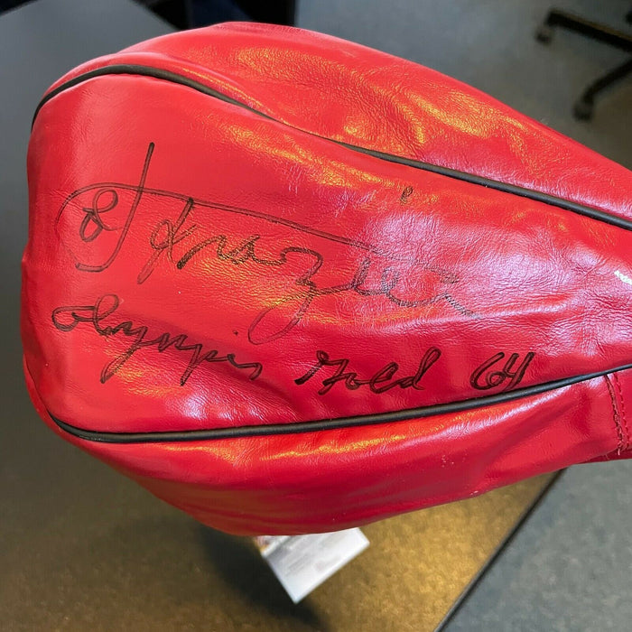 Joe Frazier "Olympic Gold 1964" Signed Everlast Boxing Bag With JSA COA