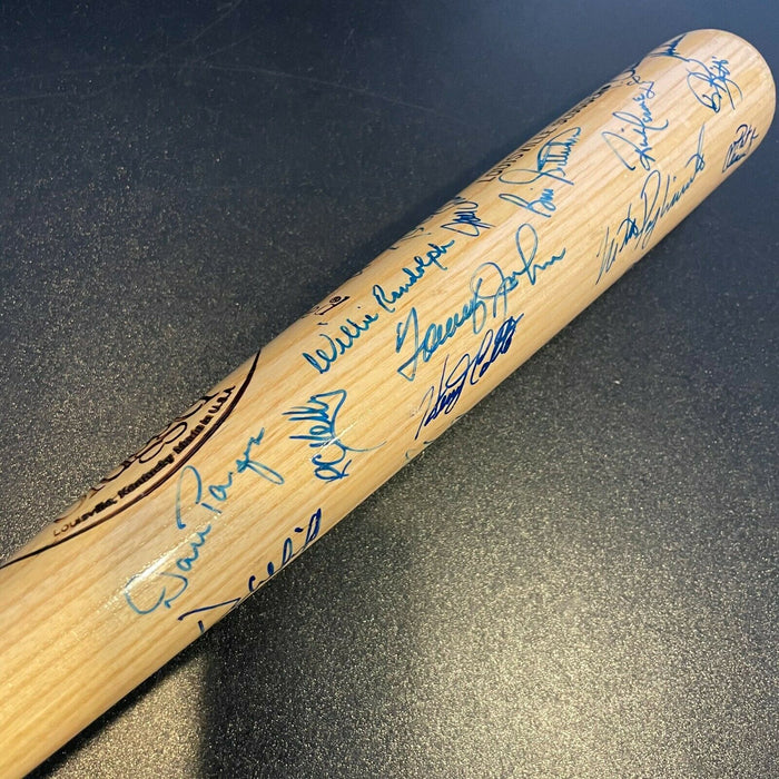 1987 New York Yankees Team Signed Game Model Bat With Don Mattingly