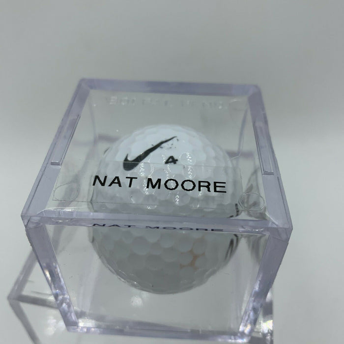 Nat Moore Signed Autographed Golf Ball PGA With JSA COA