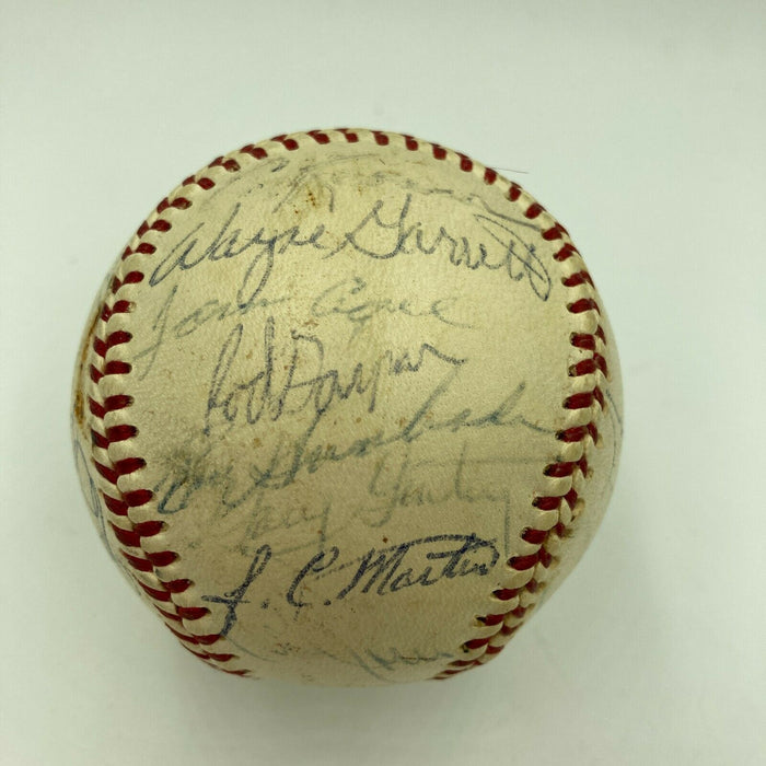 Vintage 1969 Mets W.S. Champs Team Signed Baseball Nolan Ryan Tom Seaver JSA COA