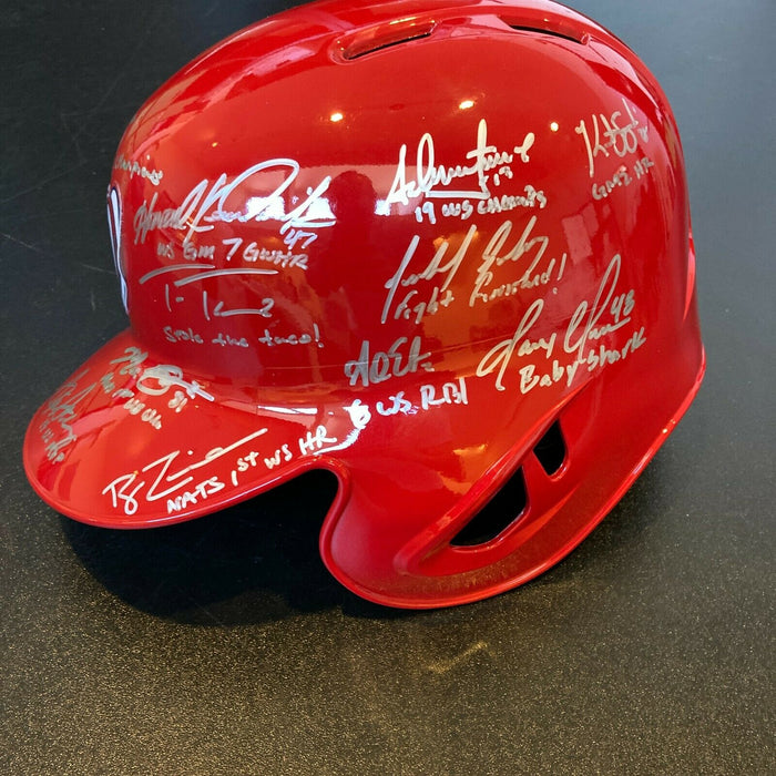 2019 Washington Nationals World Series Champs Team Signed Helmet Fanatics & MLB