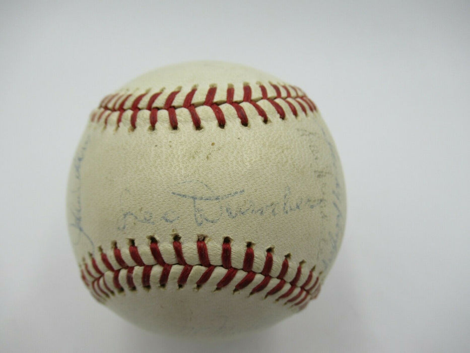 Sandy Koufax 1960's Los Angeles Dodgers Team Signed Baseball World Series Champs