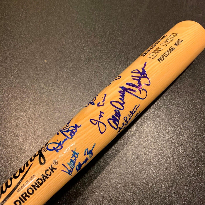 1997 Florida Marlins World Series Champs Team Signed Bat LE /97 With JSA COA