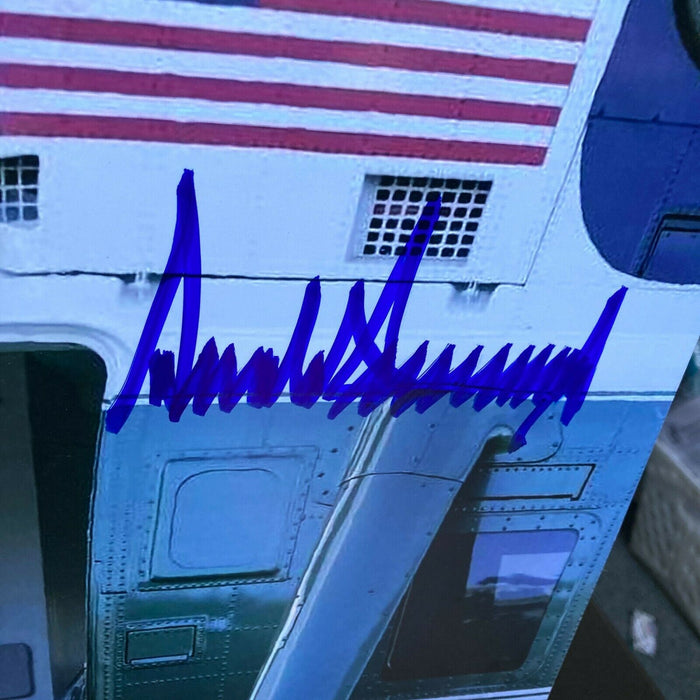 Magnificent President Donald Trump Full Name Signed Large 20x24 Photo JSA MINT 9