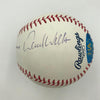 Don Larsen David Wells & David Cone Yankees Perfect Game Signed Baseball PSA JSA