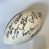 Franco Harris Hall Of Fame Legends Multi Signed Football With 16 Sigs JSA COA