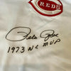 Pete Rose 1973 NL MVP Signed Cincinnati Reds Mitchell & Ness 1981 Jersey JSA COA