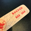 1975 Boston Red Sox AL Champs Team Signed Mini Baseball Bat JSA COA Auto