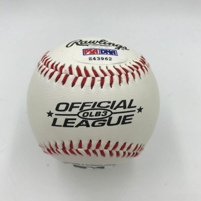 George Kell  Signed Autographed Rawlings Official League Baseball PSA DNA COA