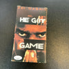 Earl Monroe Signed He Got Game Original VHS Movie JSA COA