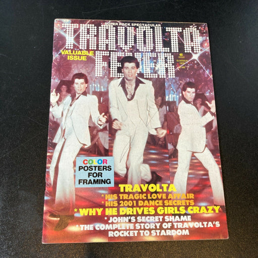 Saturday Night Fever Cast Signed Autographed Magazine