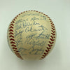 Roger Maris Rookie 1957 Cleveland Indians Team Signed Baseball JSA COA