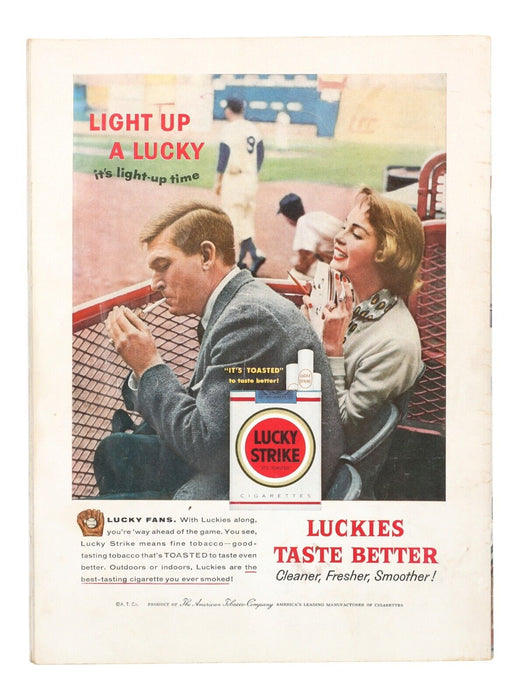 Don Larsen Signed & Inscribed 1956 World Series Game Program  JSA COA