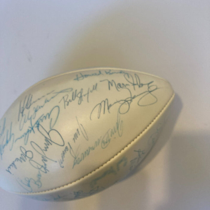 1972 Miami Dolphins Super Bowl Champs Team Signed Wilson Football 40 Sigs JSA